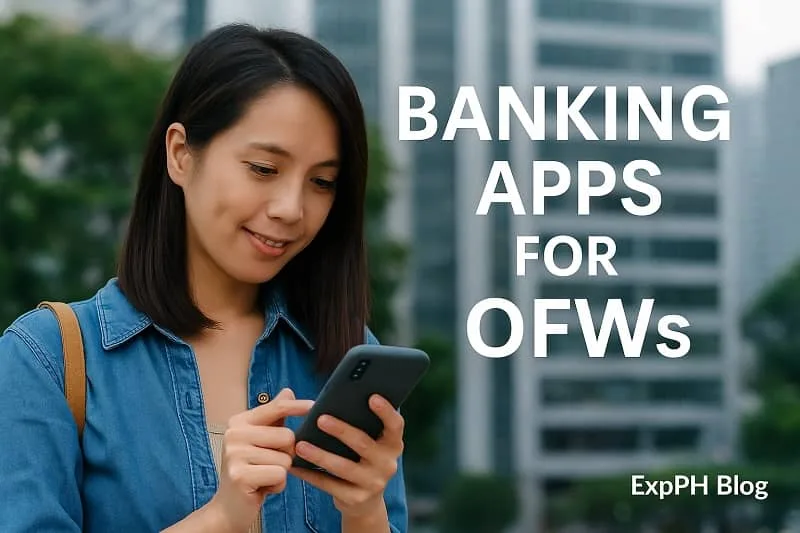 OFW sending money to family in the Philippines using a digital app
