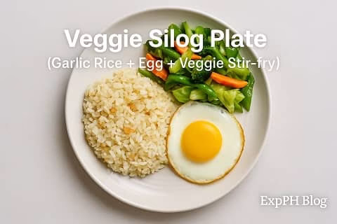 Veggie Silog Plate ExpPH Blog