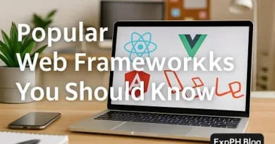 Popular Web Frameworks for web development expph blog