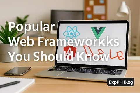 Popular Web Frameworks for web development expph blog