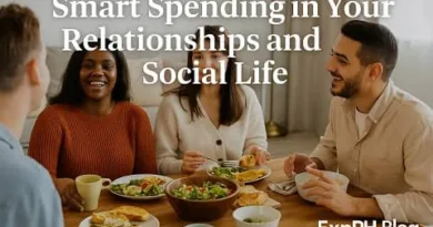 Friends enjoying a simple home meal together, representing Smart Spending in relationships and social life.