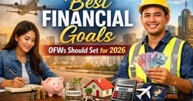 Best financial goals OFWs should set for 2026 showing Filipino overseas workers planning savings investments and future goals