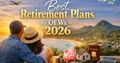 Filipino OFW planning retirement in the Philippines with savings, home, and investment symbols for best retirement plans for OFWs in 2026