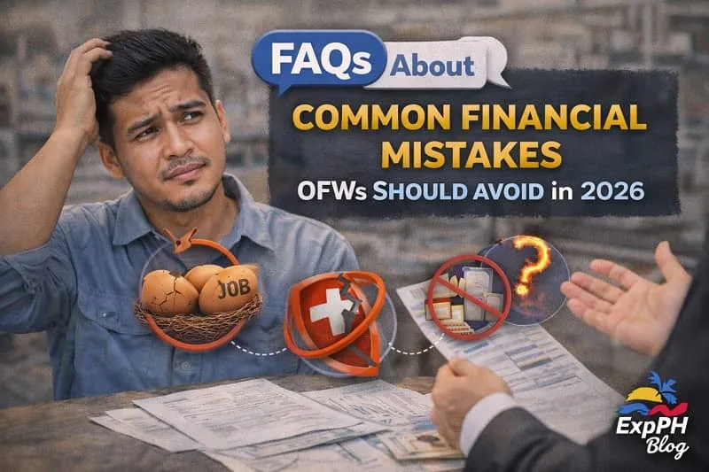 Filipino OFW reviewing financial questions and common money mistakes to avoid in 2026