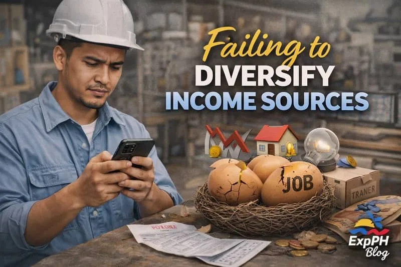 Filipino OFW worried about job stability showing risks of relying on a single income source abroad