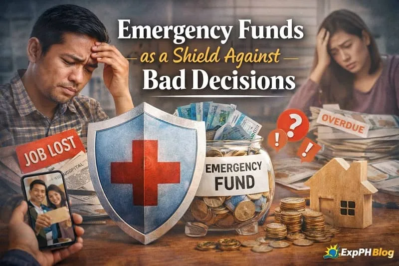 Filipino OFW protected by emergency savings while facing job loss, medical bills, and financial pressure abroad